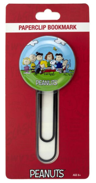 Peanuts Silicone Paperclip Bookmark - Peanuts Gang