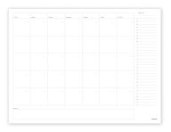 Russell + Hazel Calendar Desktop Monthly Pad 36 sheets