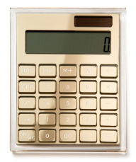 Title: Russell + Hazel Acrylic Calculator