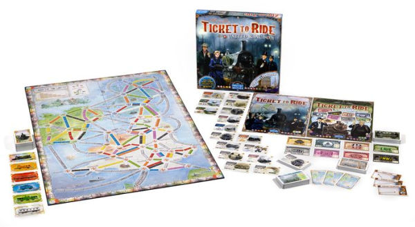 Ticket to Ride: United Kingdom Map