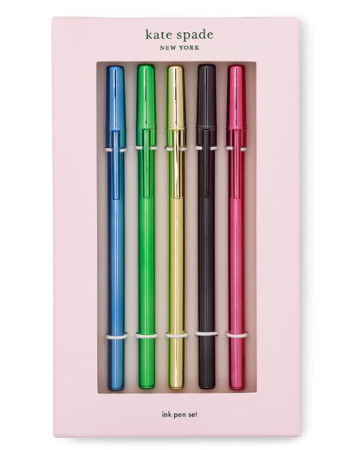 kate spade new york fine tip pen set, multi - Lifeguard Press