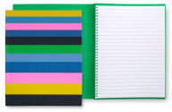 kate spade new york Concealed Spiral Notebook, Enchanted Stripe