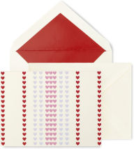 Title: kate spade new york Notecard Set, Heart Pinstripe