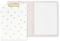Title: kate spade new york Clipboard Folio, Gold Dot with Script