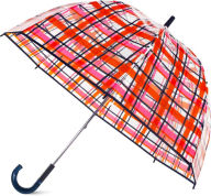 kate spade new york Clear Umbrella, Spring Plaid