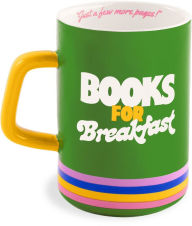 Title: Ceramic Mug, Books for Breakfast