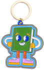 Enamel Keychain, Book Man