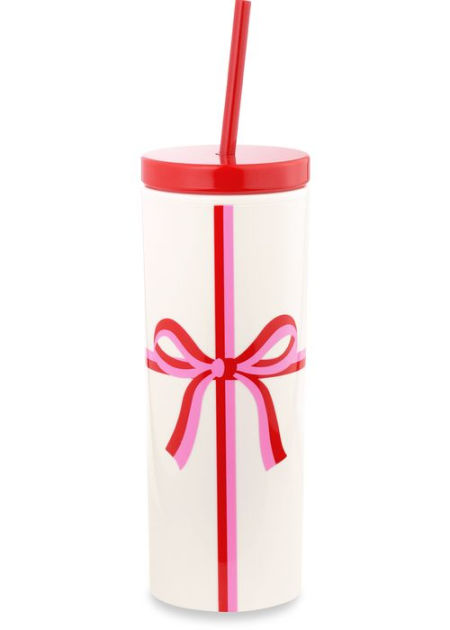  Grit & Grace Boutique Tumblers Deluxe Bow Straw