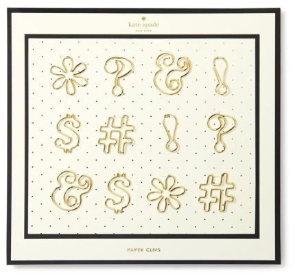 Kate Spade New York Expletives Paper Clips - Set of 12