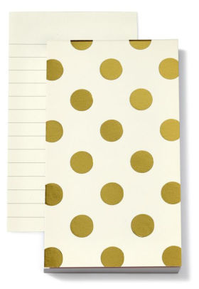 Kate Spade New York Gold Dot Small Notepad