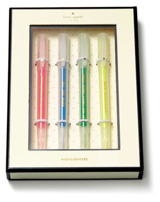 Kate Spade New York Highlight of My Day Highlighter Assortment - Set of 4