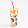 Sip Sip Tumbler with Straw, Coming Up Roses