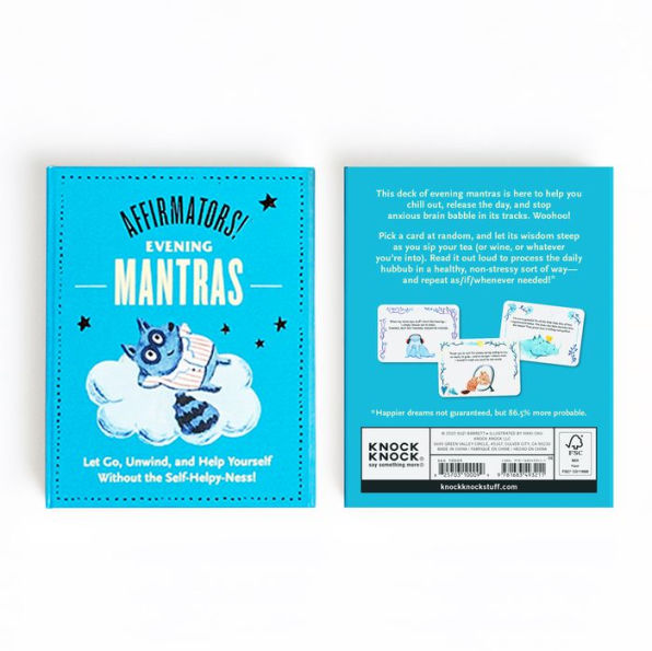 Affirmators! Mantras Evening Night Affirmation Cards Deck