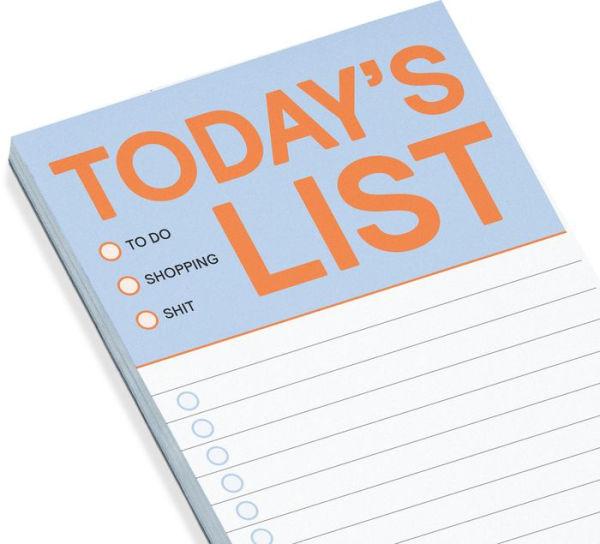 Today's List Make-a-List Pad
