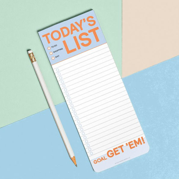 Today's List Make-a-List Pad