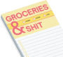 Alternative view 5 of Groceries and Shit Make-a-List Pad