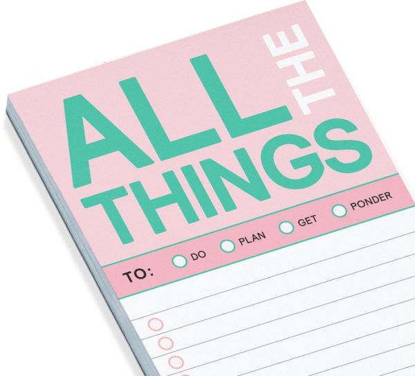 All The Things Make-a-List Pad