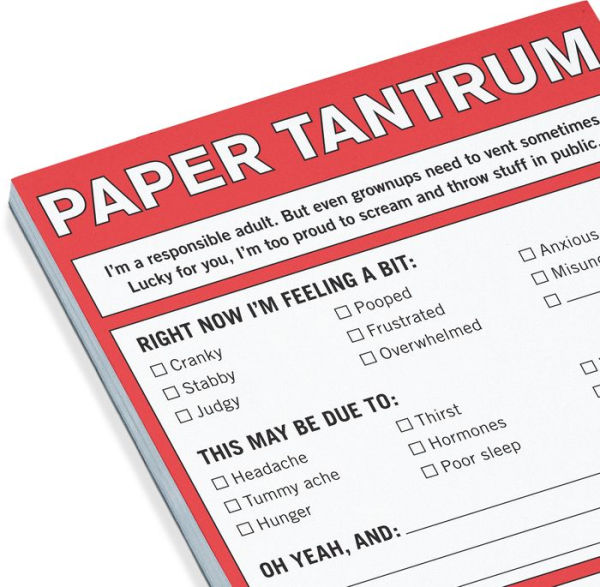 Paper Tantrum Nifty Notes Pad (Red)