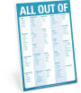 All Out Of Large List Pad 60 Sheets