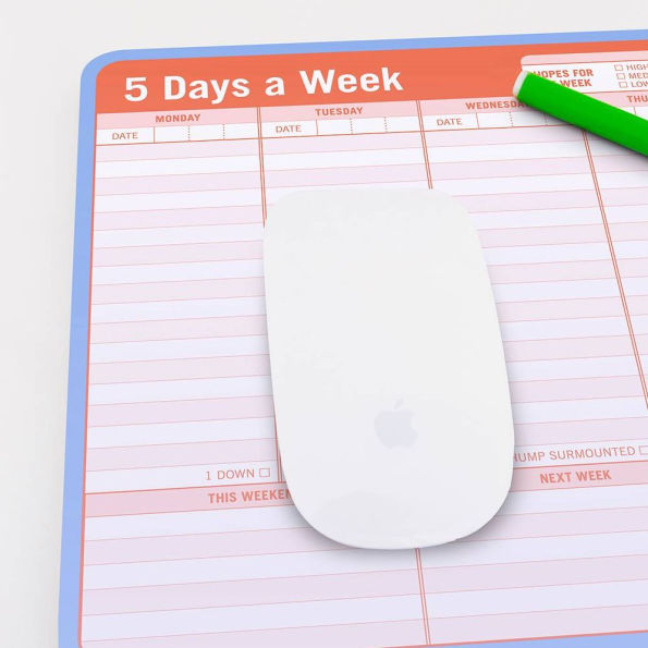 5 Days A Week Paper Mousepad