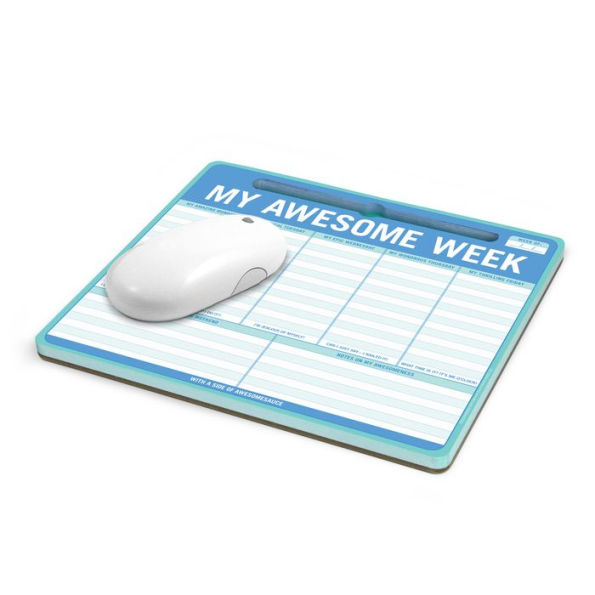 My Awesome Week Mousepad Notepad