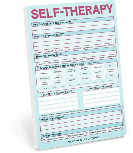 Self-Therapy Knock Knock Pad (Pastel Version)