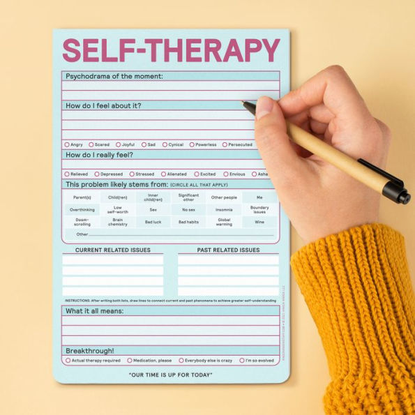 Self-Therapy Knock Knock Pad (Pastel Version)