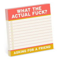 Title: Actual Fuck Large Sticky Notes