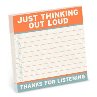 Title: Thinking Out Loud Large Sticky Notes