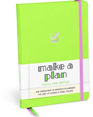 Make a Plan Undated Planner & Weekly Agenda Notebook