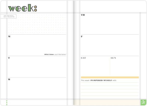 Make a Plan Undated Planner & Weekly Agenda Notebook