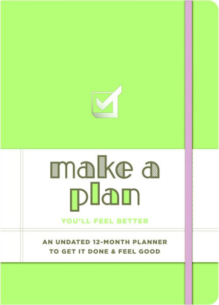 Make a Plan Undated Planner & Weekly Agenda Notebook