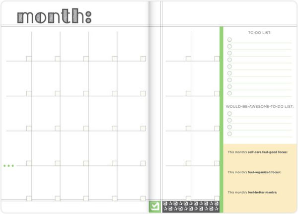Make a Plan Undated Planner & Weekly Agenda Notebook