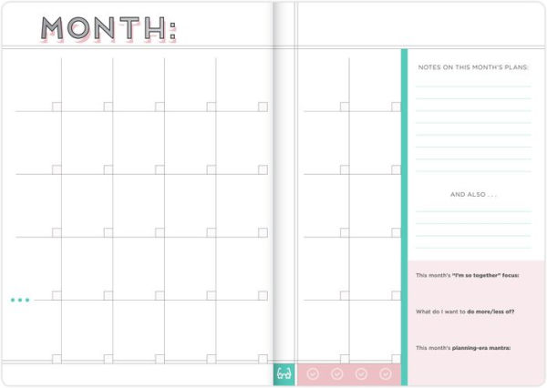 Knock Knock Large Hardcover Planner Planning Era
