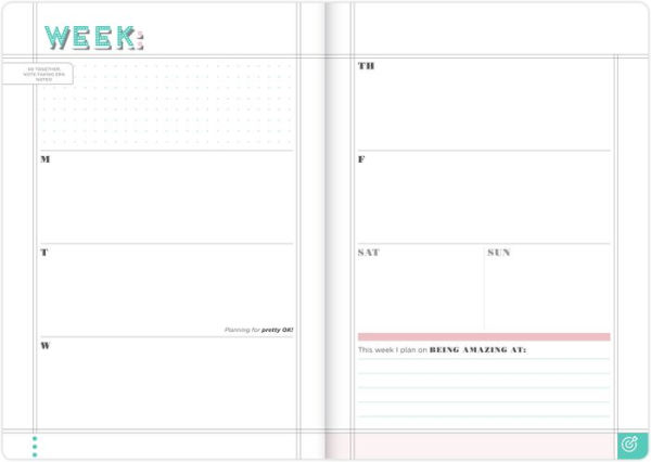 Knock Knock Large Hardcover Planner Planning Era