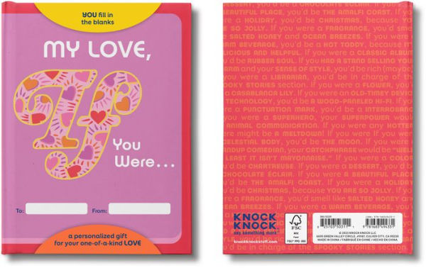 If You Were Book: My Love