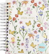 Title: 2025 Fun Spiral Die-Cut Butterfly Garden 17-month Planner