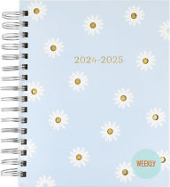 Title: 2025 Fun Spiral Die-Cut Daisy 17-month Planner