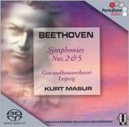 Title: Beethoven: Symphonies Nos. 2 & 5, Artist: Kurt Masur