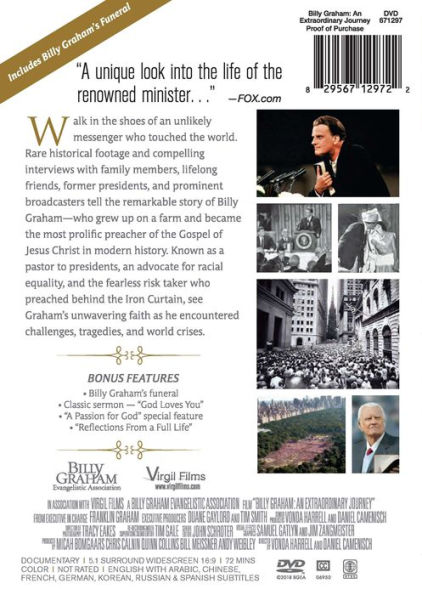 Billy Graham: An Extraordinary Journey