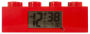 LEGO Brick Clock red