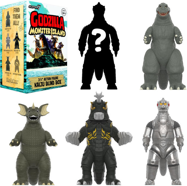 Godzilla Monster Island Blind Box Assortment by Super7 | Barnes