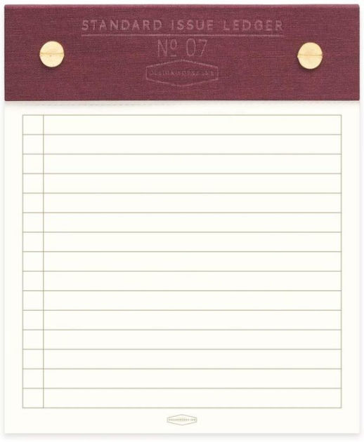Burgundy Ledger Notepad by Designworks Ink Barnes & Noble®