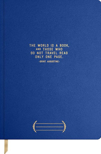 World Is a Book Matte Satin Large Hardcover Journal (B&N Exclusive)