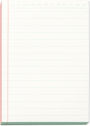 Coral and Blue Colorblock Notepad