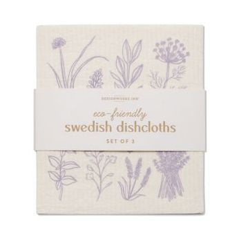 Swedish Dish Cloth Set Veggie/Herb