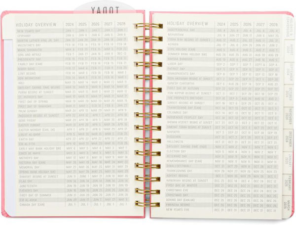 2025 Hot Pink Standard Issue Medium 17-month Weekly Planner