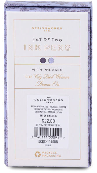 Very Tired Woman set of 2 Pens
