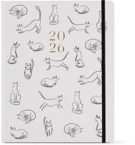 Title: 2026 Weekly Desk Planner Cat Sketches