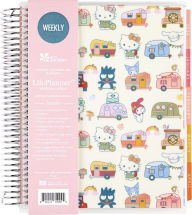 Title: 2024 Hello Kitty Happy Campers LifePlanner (January-December) with Hello Kitty Theme Throughout by Erin Condren - Spiral Weekly Planner (Vertical Layout), Monthly Calendar & Journal